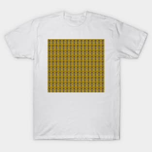 Arts and Crafts Geometric Bee Pattern T-Shirt